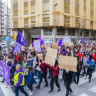 Recull de les millors imatges de la manifestació del Dia de la Dona a Tarragona