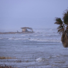 Afectaciones del temporal en el delta del Ebro