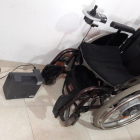 Imatge de la cadira de rodes motoritzada de la qual ja pot disposar el veí del Vendrell que la necessita.