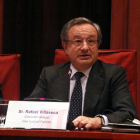 El consejero delegado de Gas Natural Fenosa, Rafael Villaseca, en un momento de la intervención parlamentaria.