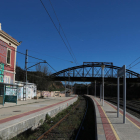 L'estació de tren de les Borges del Camp.