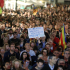 Imagen de la concentración en la plaza de la Font.
