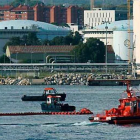 Imagen de archivo de un escape producido en el Port de Tarragona en el 2012.