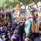 Instante de un acto de la Festividad Nacional de Cataluña.