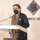 Imagen de archivo de Teresa Pallarès en un acto reciente del Ayuntamiento de Reus.
