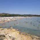 Una imagen de la Arrabassada, donde volvieron los bañistas el verano del año pasado.