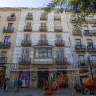 Las obras en la fachada del teatro han empezado aqu