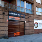 Entrada principal del bingo de Tortosa on s'ha produït l'atracament mortal.