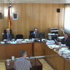 Captura de pantalla del acusado, Ramon Franch, respondiendo a las preguntas de su abogado en el juicio de la Audiencia de Tarragona.