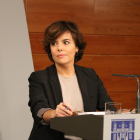 Imagen de archivo de la vicepresidenta del gobierno español, Soraya Sáenz de Santamaría.