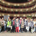 Presentación de parejas lingüísticas el febrero pasado en el Teatro Fortuny.