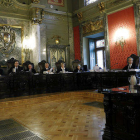 El exconseller Francesc Homs, ante los siete magistrados del Tribunal Supremo que lo juzgan por el proceso participativo del 9-N.