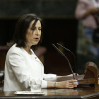 La portavoz del PSOE, Margarita Robles, en una intervención en el Congreso.