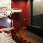 Pla obert del Teatre Metropol, un cop acabada la primera fase d'obres. Imatge del 3 de maig de 2018