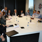 Imatge de la reunió dela Junta Local de Seguretat celebrada aquest dimecres.
