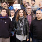 Santi Fortuny, Laia Estrada i Jordi Martí, tres dels investigats per la vaga general del 3-O a Tarragona.