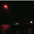 El ejercicio de Salvamento Marítimo consistió en un rescate en helicóptero de un pasajero de una lancha.