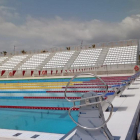 Así ha quedado la piscina de 50 metros construida con motivo de la celebración de los Juegos.