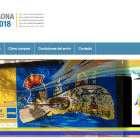 Imatge del portal web que comercialitza el marxandatge dels Jocs Mediterranis 2018.