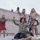 El mago Miguelillo ha participado en una lucha de gladiadores en el Anfiteatro de Tarragona.