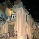 Imatge de l'explosió de gas que va tenir lloc a un edifici de Tarragona.