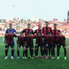 Los once futbolistas que saltaron al Estadi durante el Reus-Rayo Majadahonda en la 10ª jornada.