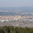 Vista panorámica de Montblanc, capital de la Conca de Barberà.
