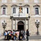 Una imagen reciente del Palau de la Generalitat.