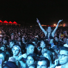 El público del Canet Rock durante los conciertos.