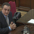 El comissari dels Mossos d'Esquadra Manuel Castellví, durant la compareixença al Tribunal Suprem.