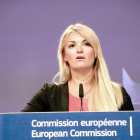 Mina Andreeva, portavoz de la Comisión Europea.