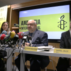 Roda de premsa d'Amnistia Internacional sobre la sentència de l'1-O.