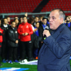 Javier Tebas va inaugurar, divendres, la segona edició de LaLiga Genuine al Nou Estadi.