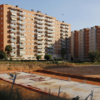 Pla general dels terrenys i fonaments del que ha de ser el nou edifici del campus Catalunya.