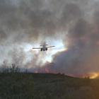 Imatge de l'incendi a Montferri.