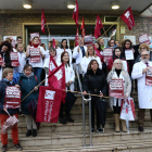 Els metges de l'ICS de l'atenció primària i del GiPSS es van concentrar a l'Hospital Joan XXIII.