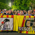 Imagen de la manifestación delante de la Subdelegación de Gobierno en Tarragona.
