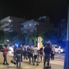 Captura de vídeo gravado por varios testigos de los disturbios protagonizados por los vendedores el viernes pasado.