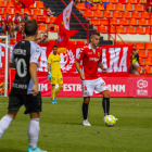Juan Rodríguez, durante un momento que el Nàstic disputó contra el Castellón el pasado domingo en el Nou Estadi (1-1).