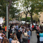 Imagen de las personas concentradas por 'Pícnic per la Llibertat' delante del Campus Catalunya.