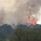 Imatge de l'incendi del Perelló.