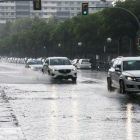 Carrers inundats a Tarragona.