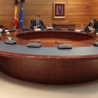 El presidente del gobierno español, Pedro Sánchez, preside el Consejo de Ministros extraordinario para aprobar el Ingreso Mínimo Vital.