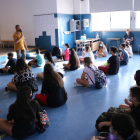 Una reunió inicial amb alumnes d'ESO a l'institut Cristòfol Despuig de Tortosa.