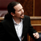 Imagen de Pablo Iglesias con la polémica chaqueta.