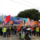 Protesta de este 10 de mayo de 2021 delante de la empresa Cidac de Cornellà de Llobregat.