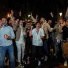Imagen de archivo de los 'botellones' que están teniendo lugar durante los fines de semana en Barcelona después del fin del estado de alarma.