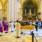 La Catedral de Tarragona, siguiendo los protocolos para combatir la covid, ha acogido el funeral.