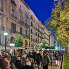 Els manifestants dirigint-se a la plaça Imperial Tàrraco