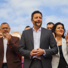 Rubén Viñuales, en el centro, en la presentación de la candidatura de Cs en Tarragona el 29 de abril de 2019.
